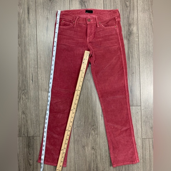 MOTHER The Rascal Cuff Corduroy in Little Bit Country Corduroy Sz 25 - Picture 5 of 11
